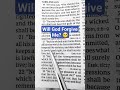 Will God Forgive Me? #jesus #bible #god #power #faith #religion #christ #youtube #shorts #gospel