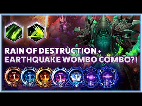 Guldan Rain - RAIN OF DESTRUCTION + EARTHQUAKE WOMBO COMBO?! - B2GM Season 4 2024
