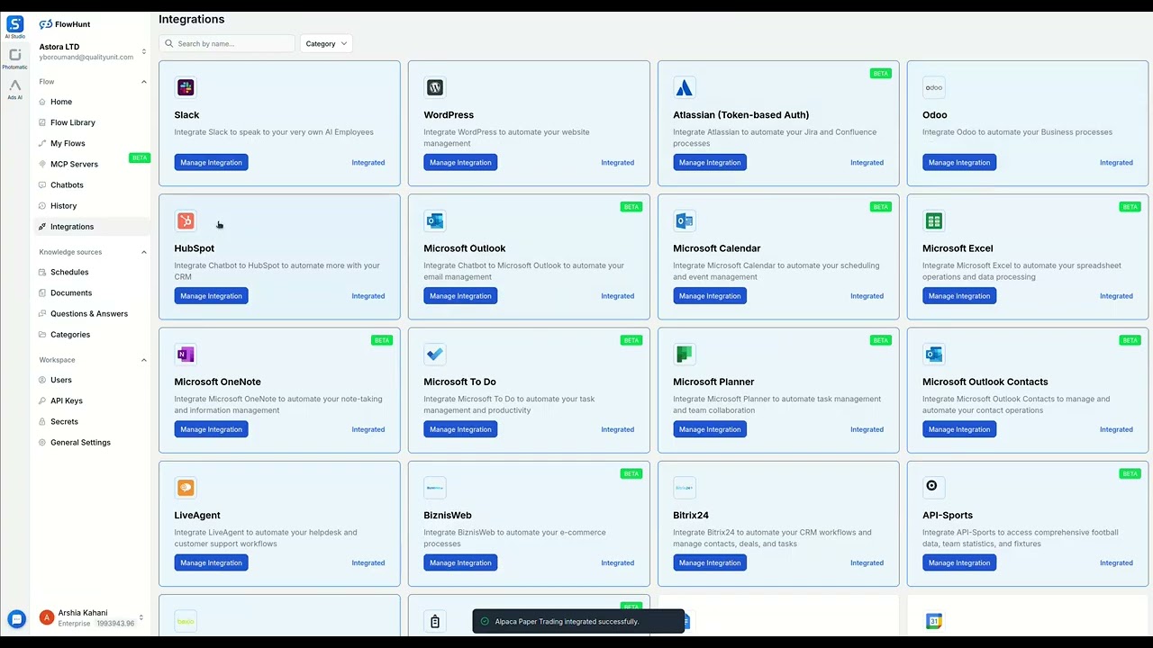 Thumbnail for Alpaca Trading MCP