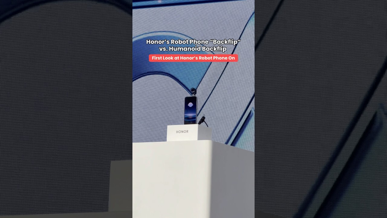 Honor’s Robot Phone Does a Backflip vs. Honor’s Humanoid Does a Backflip