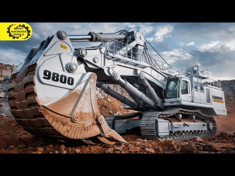 The World's Largest Mining Excavator | Liebherr R 9800 in Action