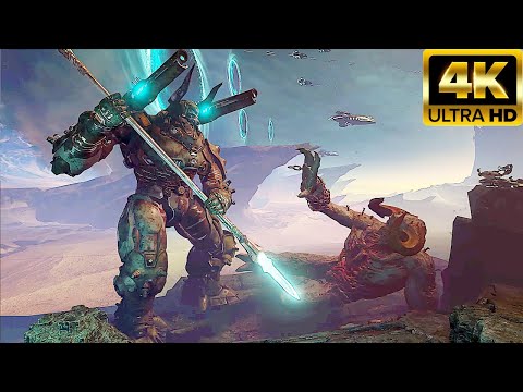 Doom Mech Vs Titan Battle Scene (2025)