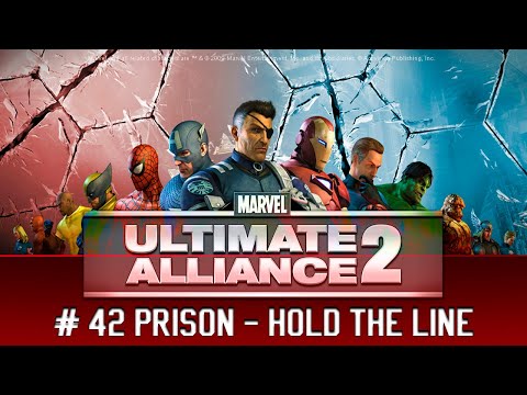 Marvel Ultimate Alliance 2 Gameplay - (PC/2K 60FPS) - Prison - Hold the Line