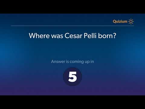 Where was Cesar Pelli born?   Cesar Pelli Quiz