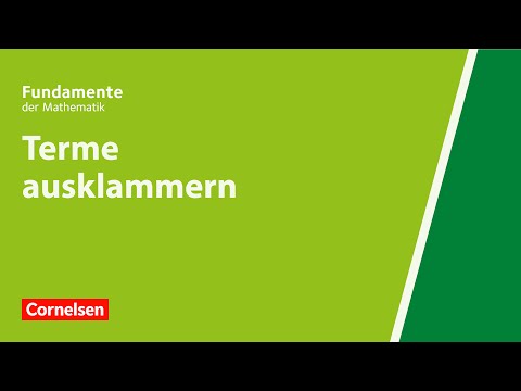 Terme ausklammern | Fundamente der Mathematik | Erklärvideo
