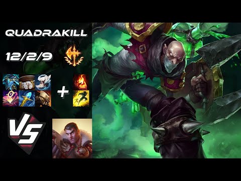 TOP Singed vs Jayce [QUADRAKILL] - NA Grandmaster Patch 14.24