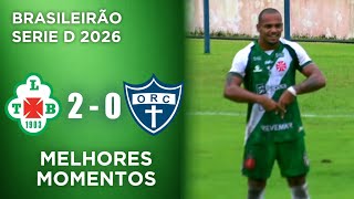 Tuna Luso x Oratorio - Melhores Momentos - Serie D 2026 - 3ª Rodada