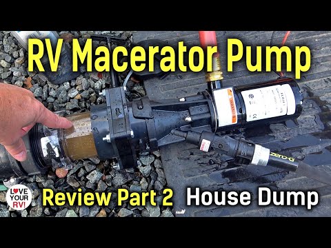 FlowJet RV Macerator Pump Review - Part 2 (Dumping at House Demo + Custom Hookup Port)