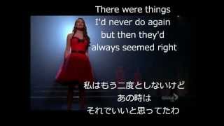 It&#39;s All Coming Back To Me Now By Rachel Berry(glee cast) 日本語訳