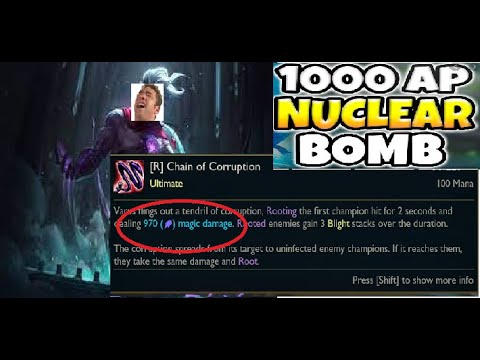 VARUS 1000 AP ONE SHOT QUADRAKILL WITH ULTIMATE!?!?!? (gone wrong) *gone sexual*