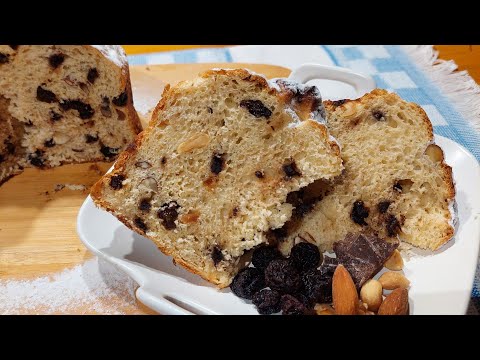 Pan Dulce | con Frutos secos, Uvas pasas y Chips de Chocolate