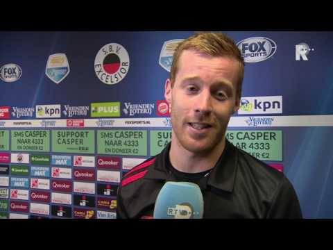 Mike van Duinen na afloop van Excelsior- Ajax.