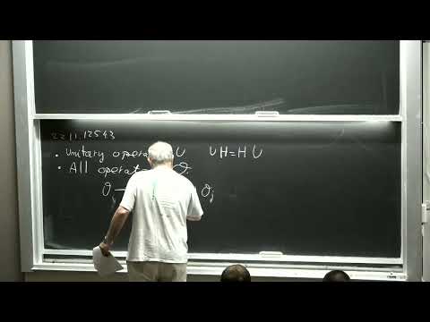 Nathan Seiberg  Lecture 1 on The Power of Symmetry