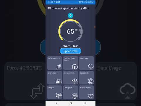 5G internet speed meter by dBm Video