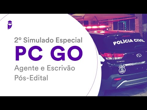 2º Simulado Especial PC GO Pós-Edital – Agente e Escrivão - Correção