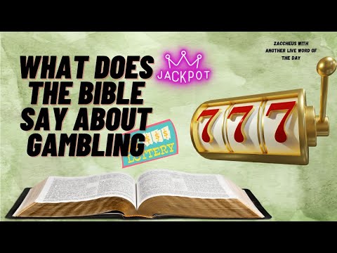 What The | Bible Says About Gambling | Insights on Risk and | Stewardship