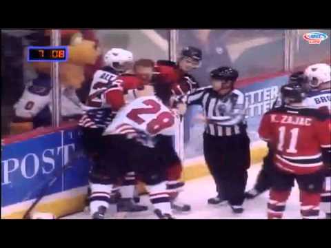 Mike Hoeffel vs Brandon Manning