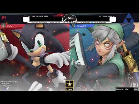 US Army $5000 Pot Losers Top 64 - Sonix (Sonic) Vs. Crownedking (Banjo, Link) Smash Ultimate - SSBU
