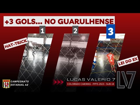 FUTSAL 2023 / FPFS SUB-18 - MEU 13º GOL NO CAMPEONATO ( 3 DE 3 NO GUARULHENSE)