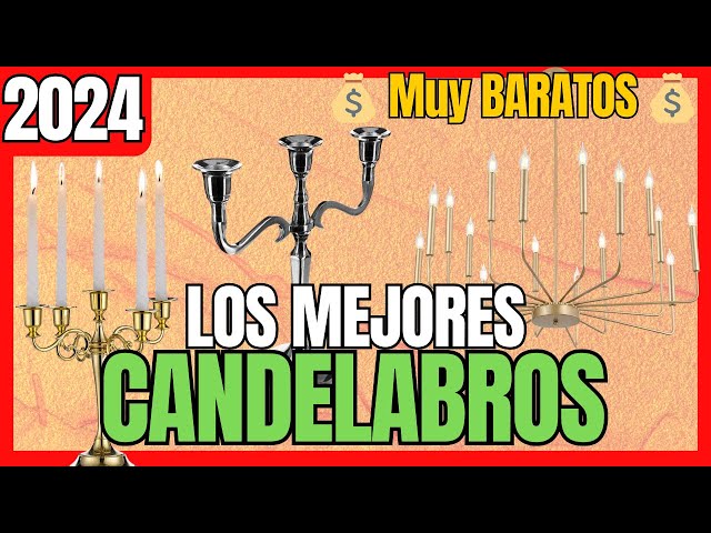 Vídeo relacionado con Sziqiqi Candelabro Oro: Centro de Mesa con 3 Brazos y Cristal Antiviento para Decoración de Navidad - Candelero Moderno para Exteriores