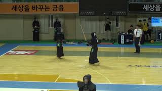 2019 단별검도대회 남자 5단부 16강 - 조진용 vs 유제민