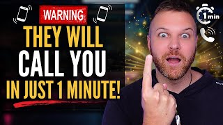 Get Them to Call You in 1 Minute with This Trick! | Specific Person | Try This POWERFUL Technique