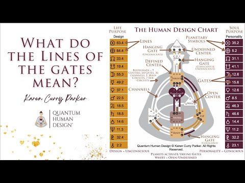 The 6 Lines of the Gates in Quantum Human Design - Karen Curry Parker