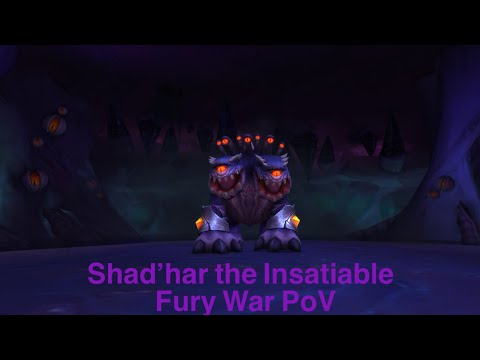 WoW 8.3 - Ny'alotha, the Waking City: Heroic Shad'har the Insatiable Fury Warrior PoV