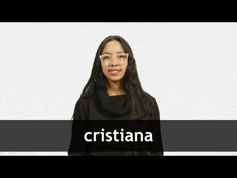How to pronounce CRISTIANA in Latin American Spanish