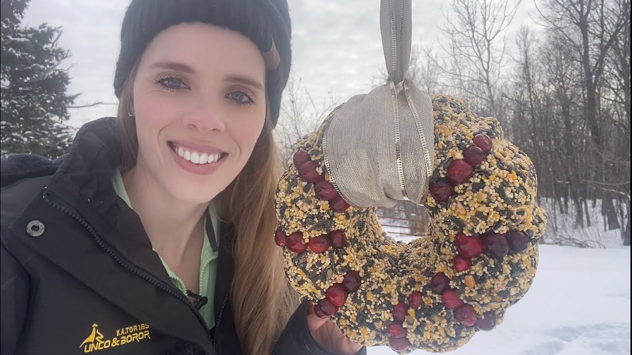 How To Make A Birdseed Wreath! | Simply Bloom
