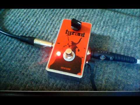 TYRANT Fuzz Pedal - Nine of Swords Effects. Handcrafted in the UK.