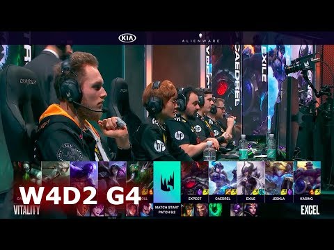 Vitality vs Excel Esports | Week 4 Day 2 of S9 LEC Spring 2019 | VIT vs XL W4D2