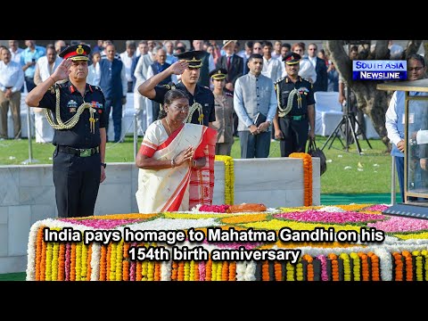 India pays homage to Mahatma Gandhi on his 154th birth anniversary