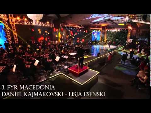 Eurovision Song Contest 2015 - My personal top 4 so far (UPD 26-12)