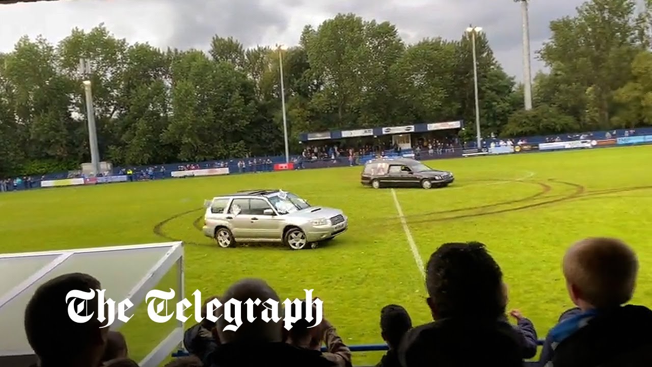 Football match abandoned after hearse drives onto pitch