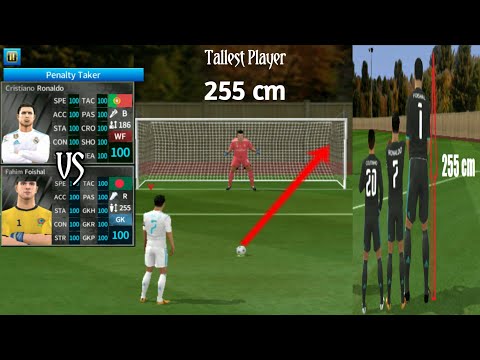 Cristiano Ronaldo VS Tallest Goalkeeper 255cm ● Penalty Shootout ● Dream League Soccer 2018 Video