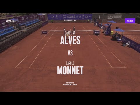 Caroline Alves (BRA) vs Carole Monnet (FRA) - Game, Set, Match