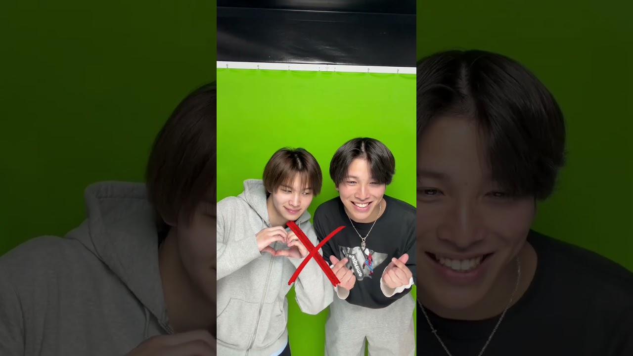 しゅんとポーズ揃うかゲーム💓仲良しだっだら絶対揃うはずだよね？　#吉川竣　#マクタン編　#ポーズ揃うか