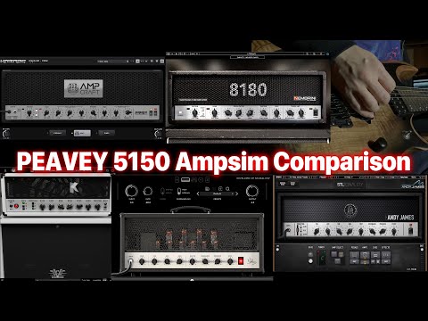 PEAVEY 5150 (6505) AMPSIM COMPARISON / KUASSA, KAZROG, NEMBRINI, STL, NEURAL DSP
