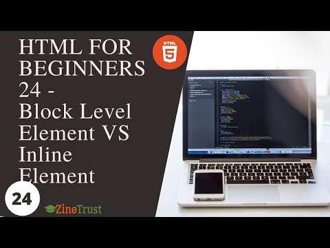 HTML For Beginners 24 Block Level Element VS Inline Element