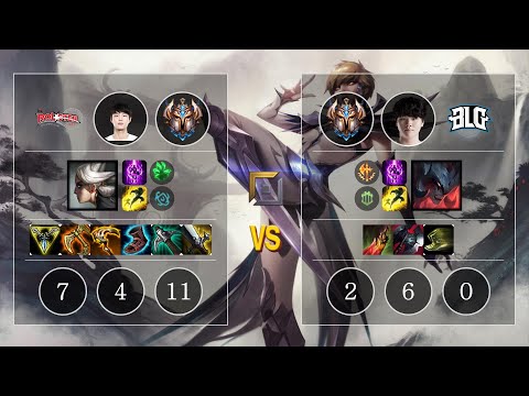 KT SoHwan Camille vs BLG Kingen Aatrox Top - KR Challenger Patch 10.10