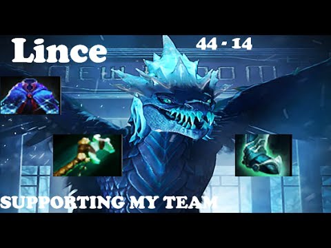 DOTA 2 Winter Wyvern - supporting a team