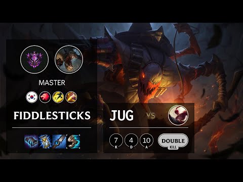 Fiddlesticks Jungle vs Lee Sin - KR Master Patch 10.16