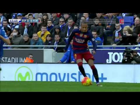 Neymar vs Espanyol 2/1/2016