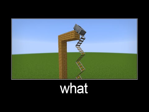 Minecraft wait what meme part 76 (vertical rails)