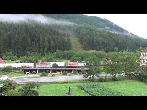 ORE 6,31 DOPPIA TRAZIONE CON TEC IN TRANSITO A COLLE ISARCO (BZ) GIOV. 5 - 7 - 2018