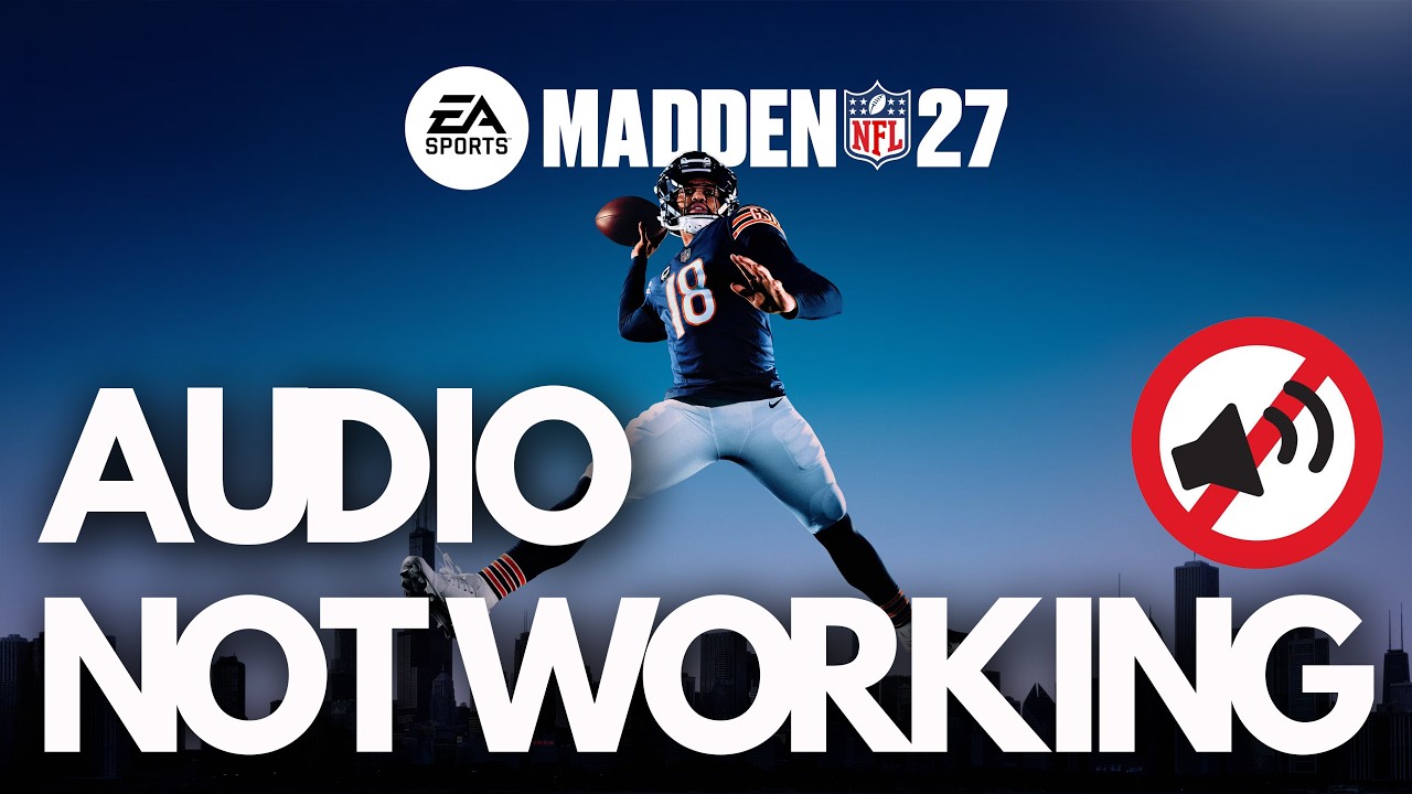 EA Sports Madden NFL 27 | FIX: Audio Not Working, Crackling, Stutter & Muffled Sound PC🎧