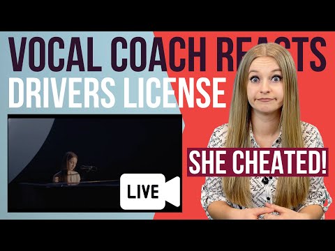 Vocal Coach Reacts To Drivers License Live - Olivia Rodrigo