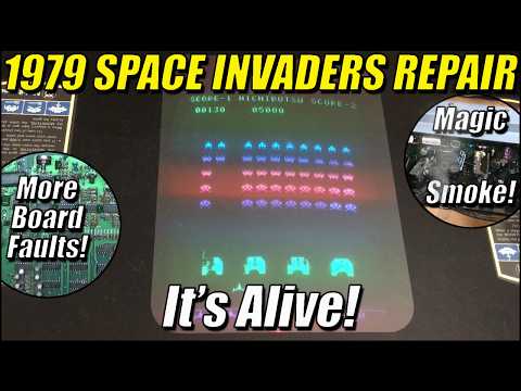 My Toughest Repair Yet? : Restoring A 1979 Space Invaders Machine!