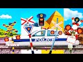 Police Railroad Crossing On Patrol